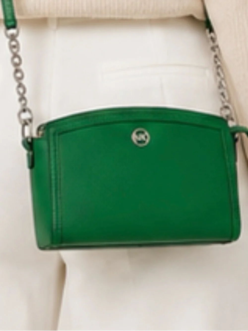Michael Kors Emerald Green Crossbody Camera Bag